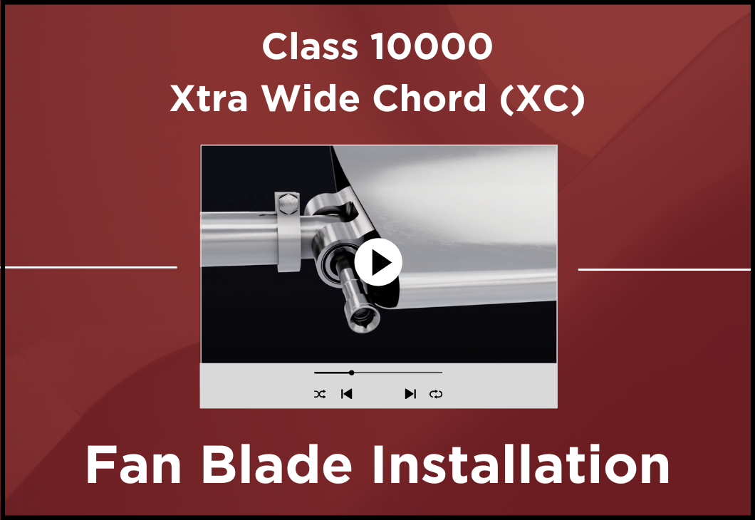 10k XC Fan Blade Installation 10k XC Fan Blade Installation