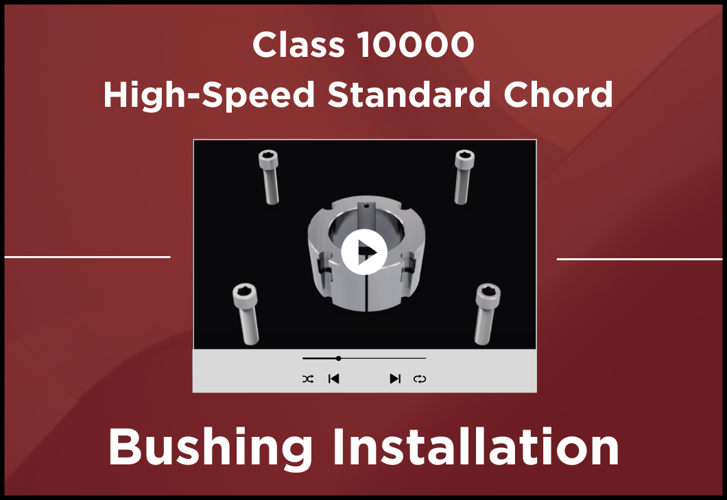 10K SC HS Bushing Installation 10K SC HS Bushing Installation